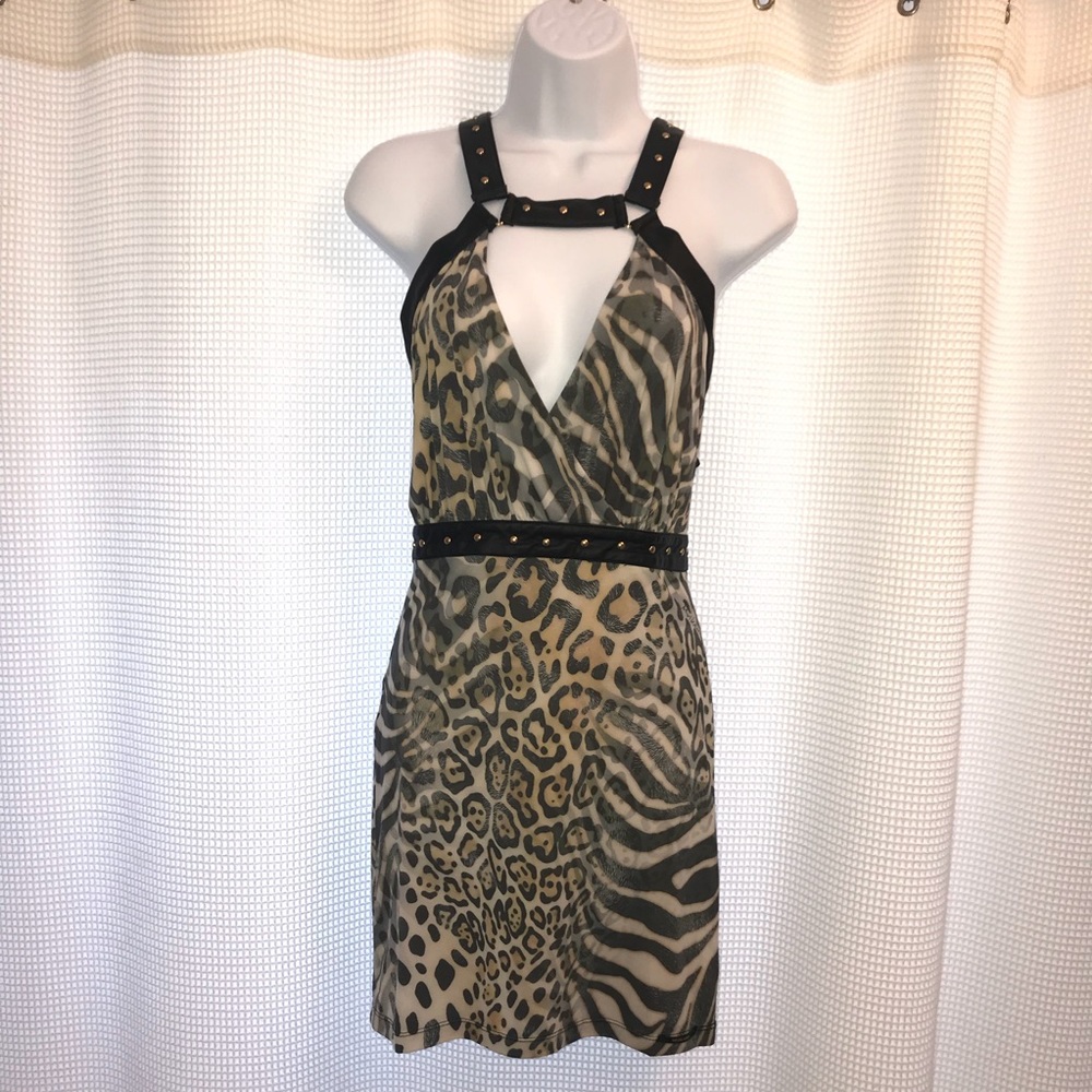 Moikana leopard print dress.